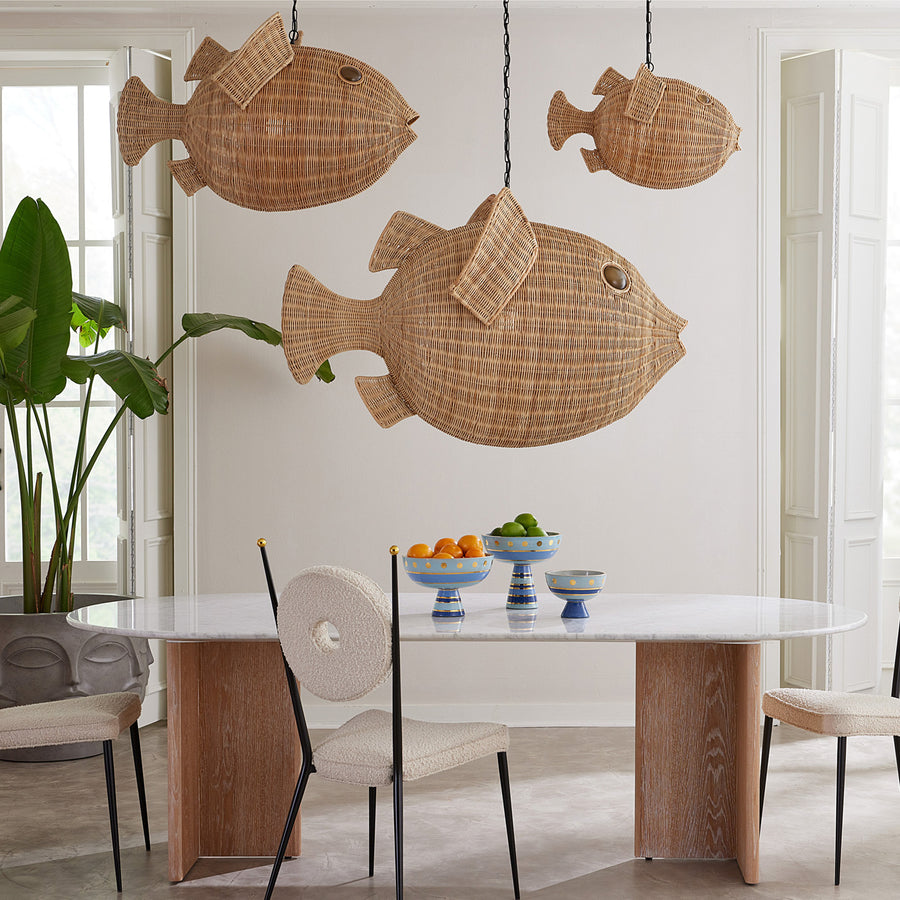 Wicker Pendant Lamp S | Jonathan Adler Blowfish | Oroa.com