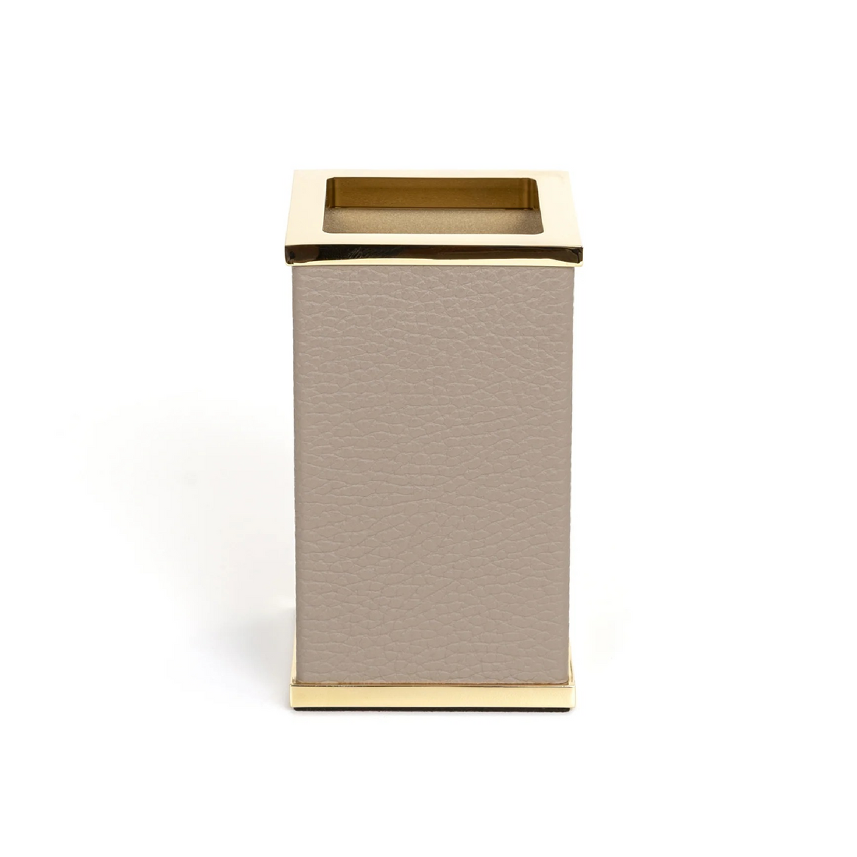 Square Leather Toothbrush Holder | Pinetti Olimpia | OROA.com