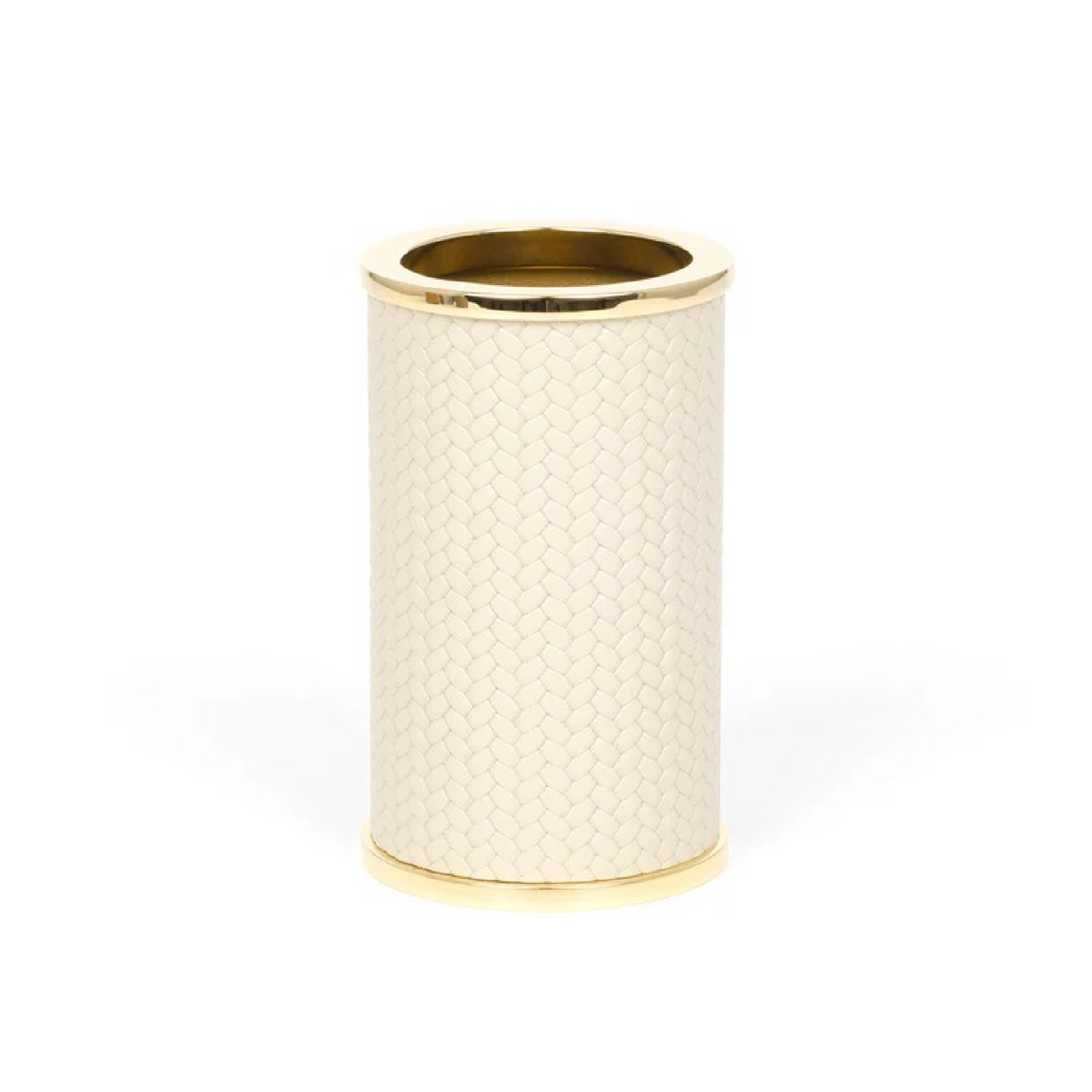 Round Leather Toothbrush Holder | Pinetti Olimpia | OROA.com