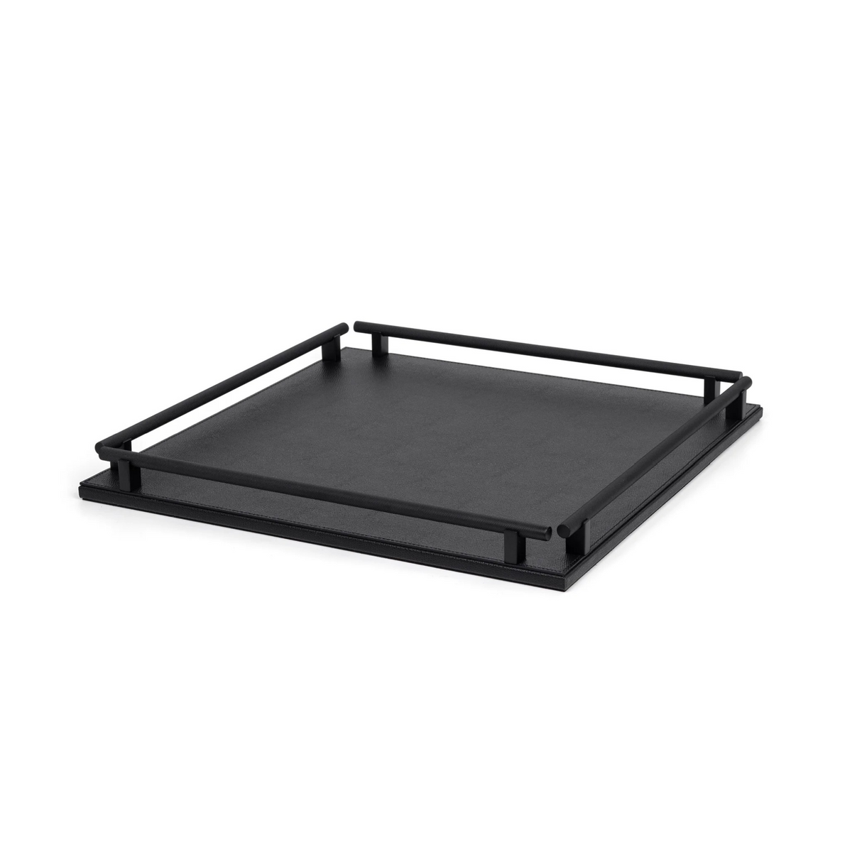 Square Leather Tray | Pinetti Robert | OROA.com