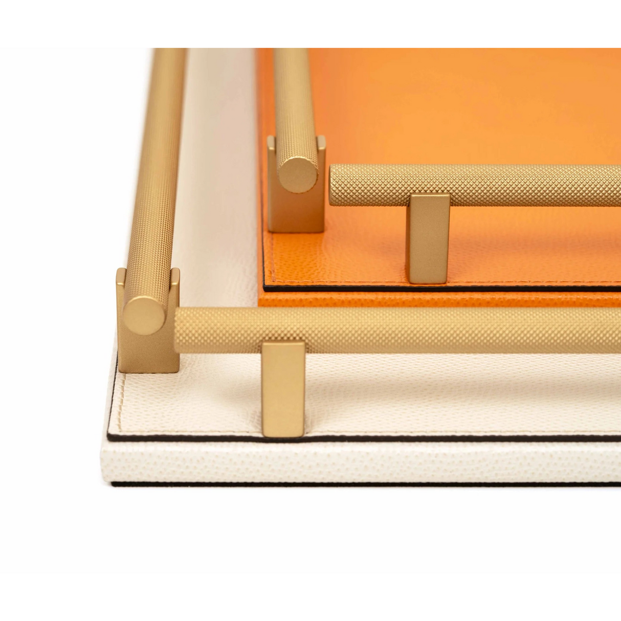 Square Leather Tray | Pinetti Robert | OROA.com