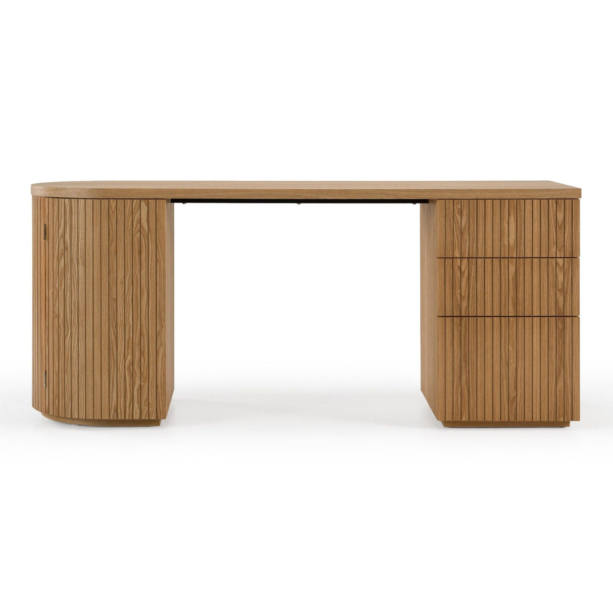 Modern European furniture - Wooden 3-Drawer Desk - www.oroa.com