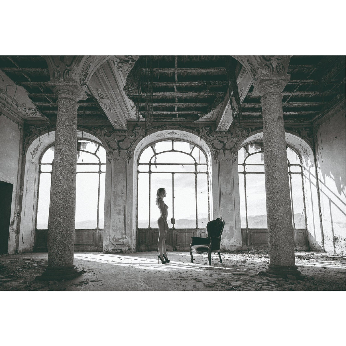 Emptyness Nude Figure photographic art print by Cobra Art