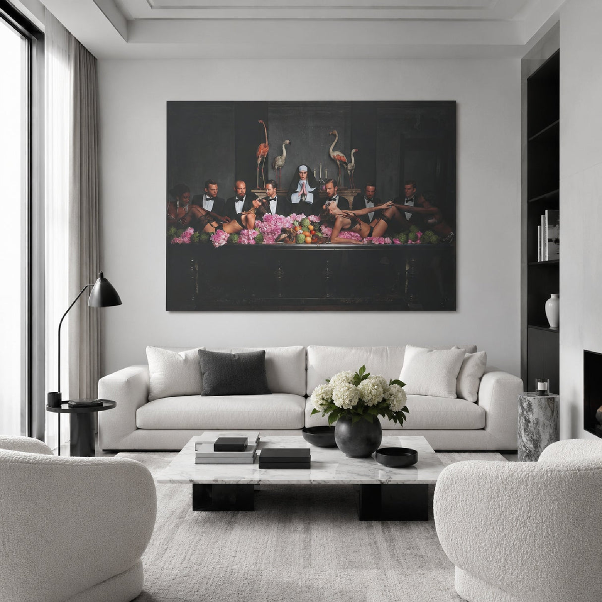 Preaching Desire Provocative Gathering photographic art print by Cobra Art, alternate view 2
