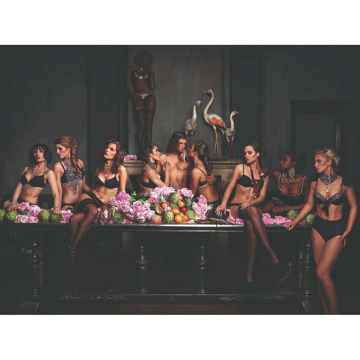 Fantasies Grip Women In Bikini photographic art print by Cobra Art
