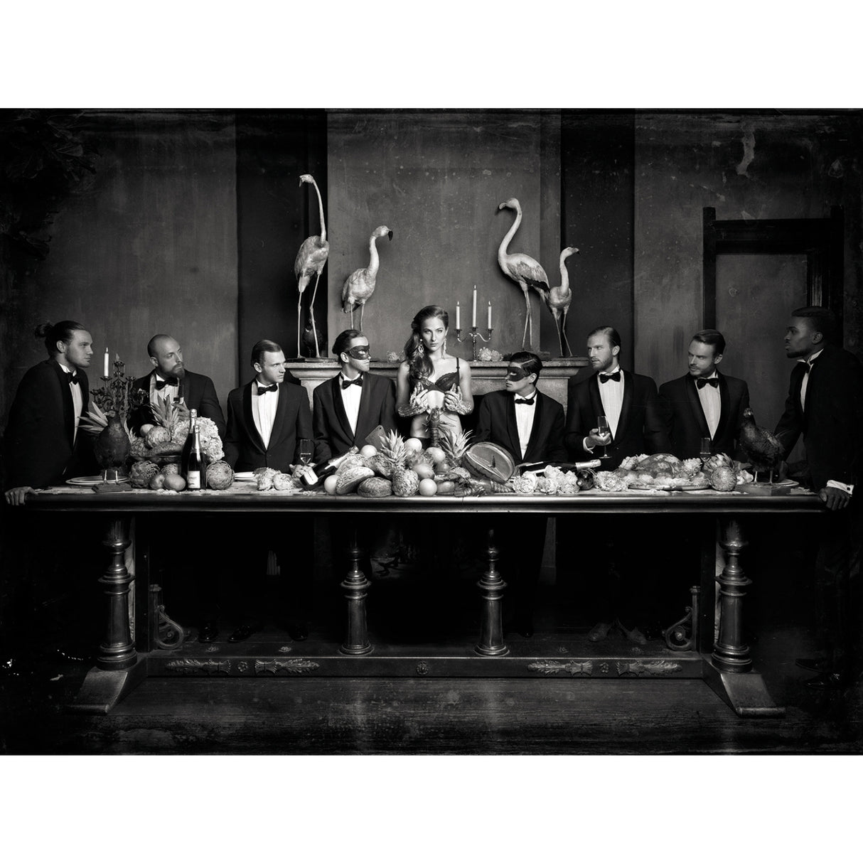 Men In Suit Photographic Art | Oroa.com