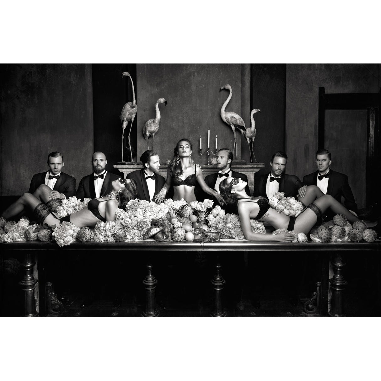 Black & White Sensuous Photographic Art | Cobra Art Beautiful Dominance
