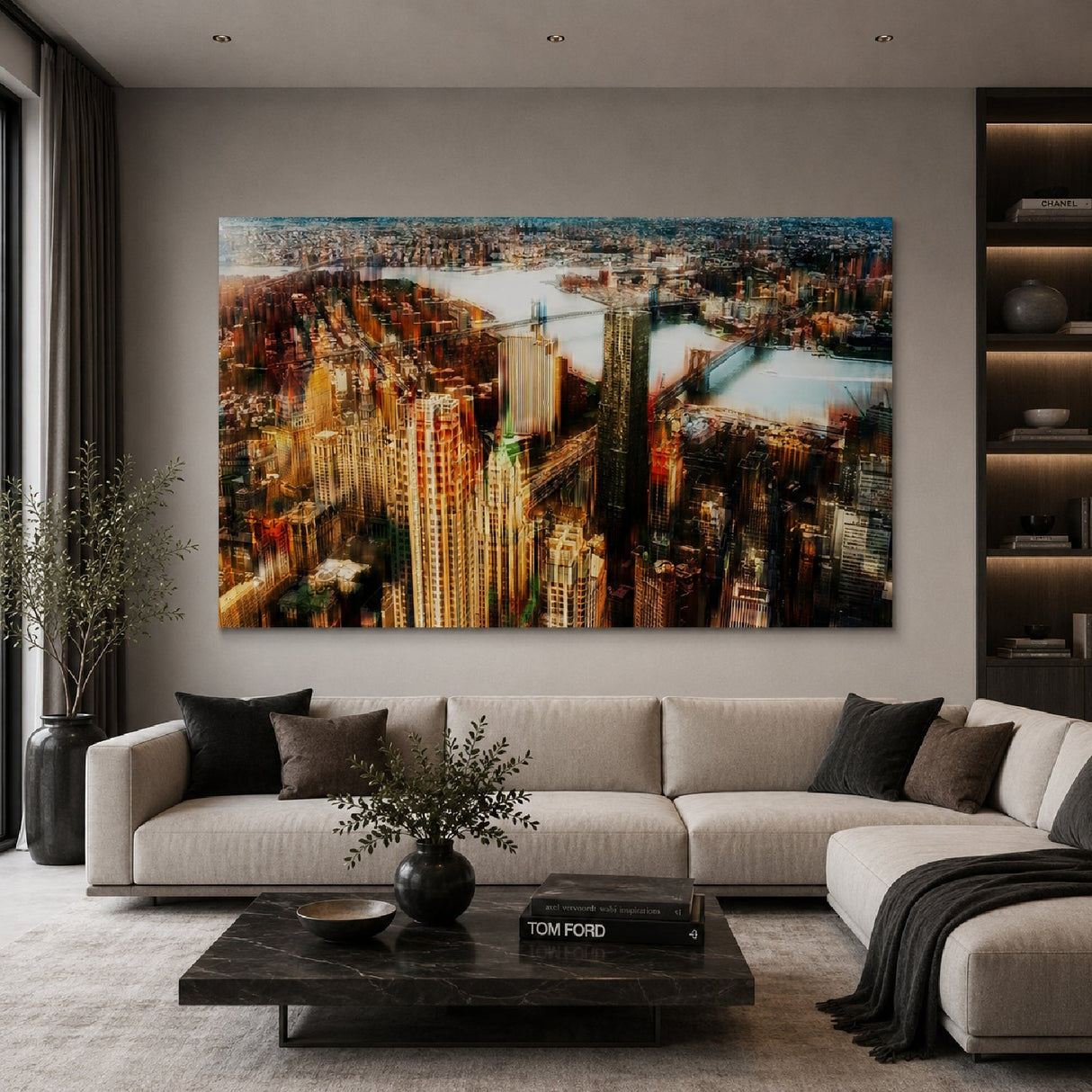 New York WTC 103th Floor Aerial Cityscape photographic art print by Cobra Art, alternate view 2