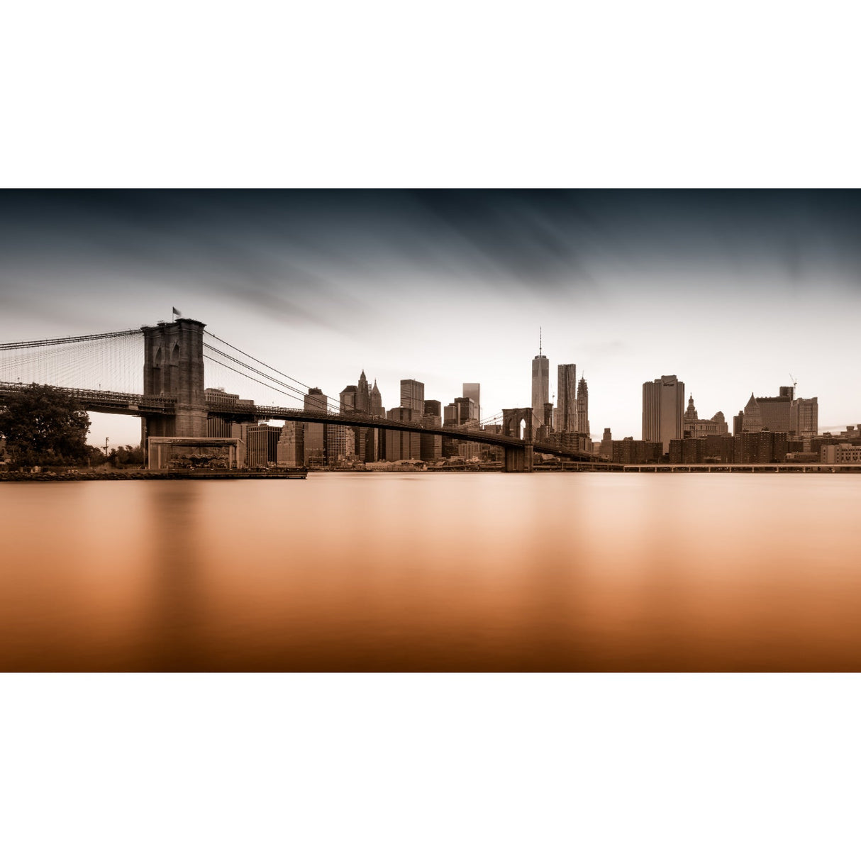 Manhattan Skyline Urban View photographic art print by Cobra Art