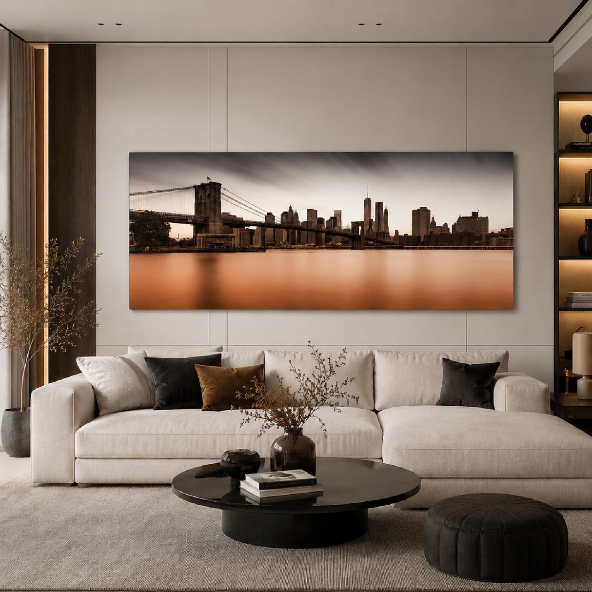 Manhattan Skyline Urban View photographic art print by Cobra Art, alternate view 2