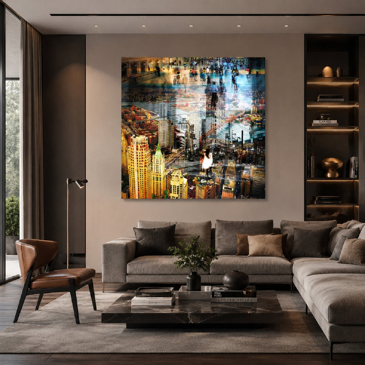 New York Dreams City Montage photographic art print by Cobra Art, alternate view 2