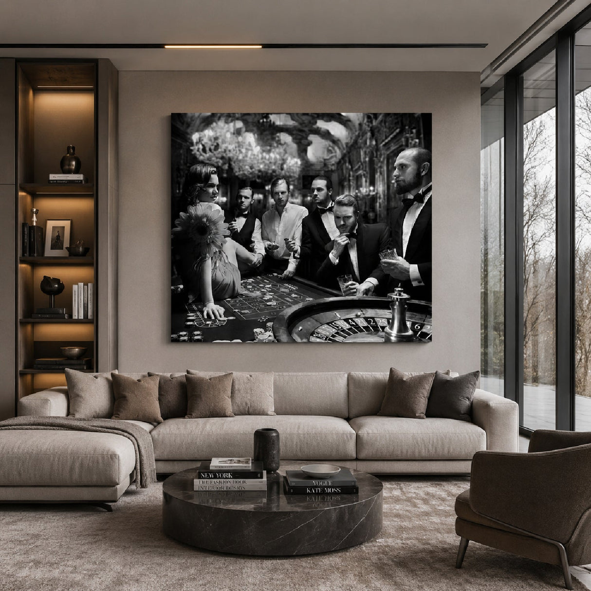 Rien Ne Va Plus Monochromatic Roulette Match photographic art print by Cobra Art, alternate view 2