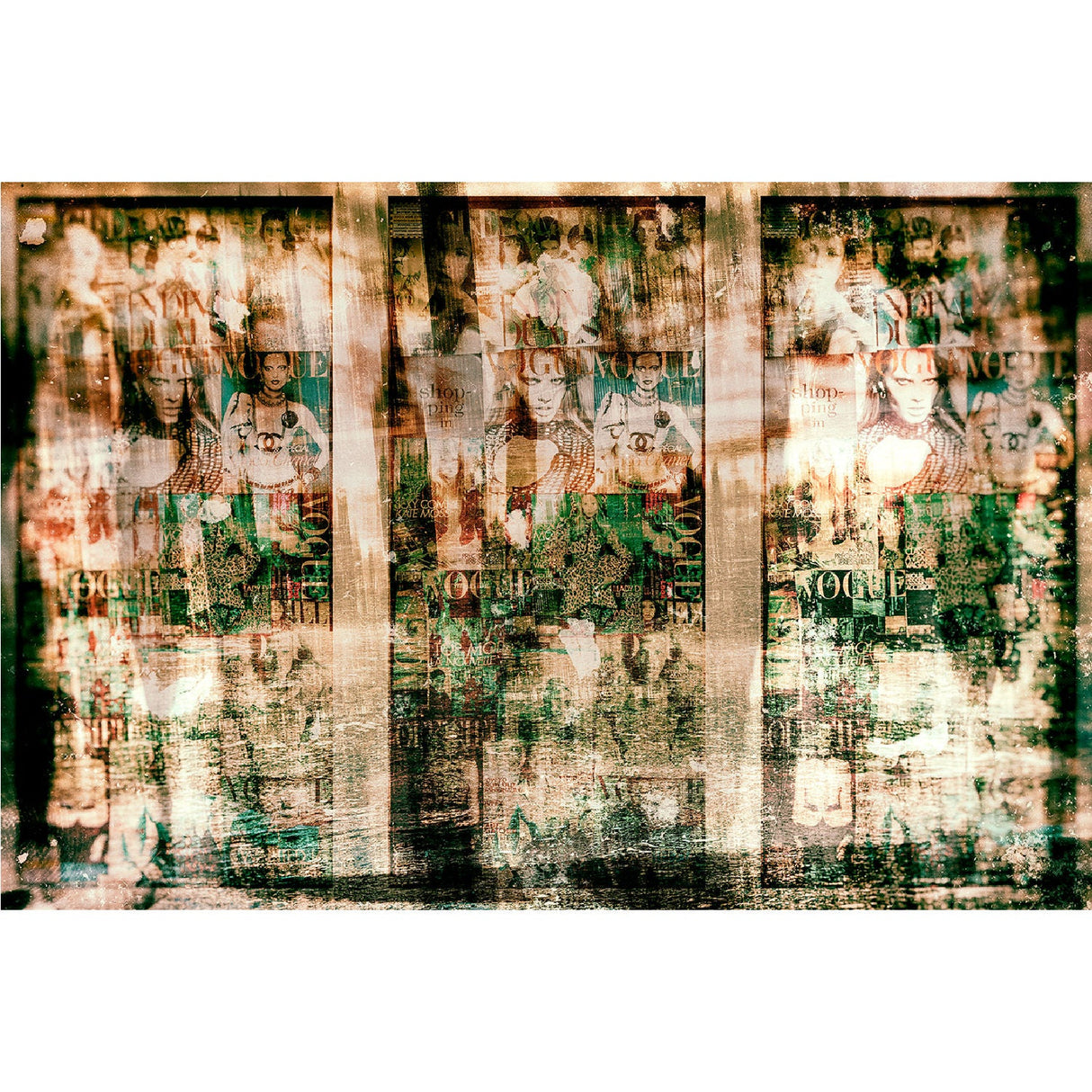 Faded Mosaic Photographic Art | Cobra Art The Vogue Door