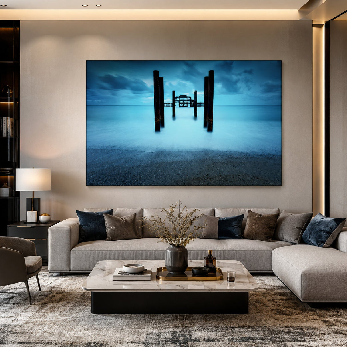The Eternity Surrealistic Sea View photographic art print by Cobra Art, alternate view 2