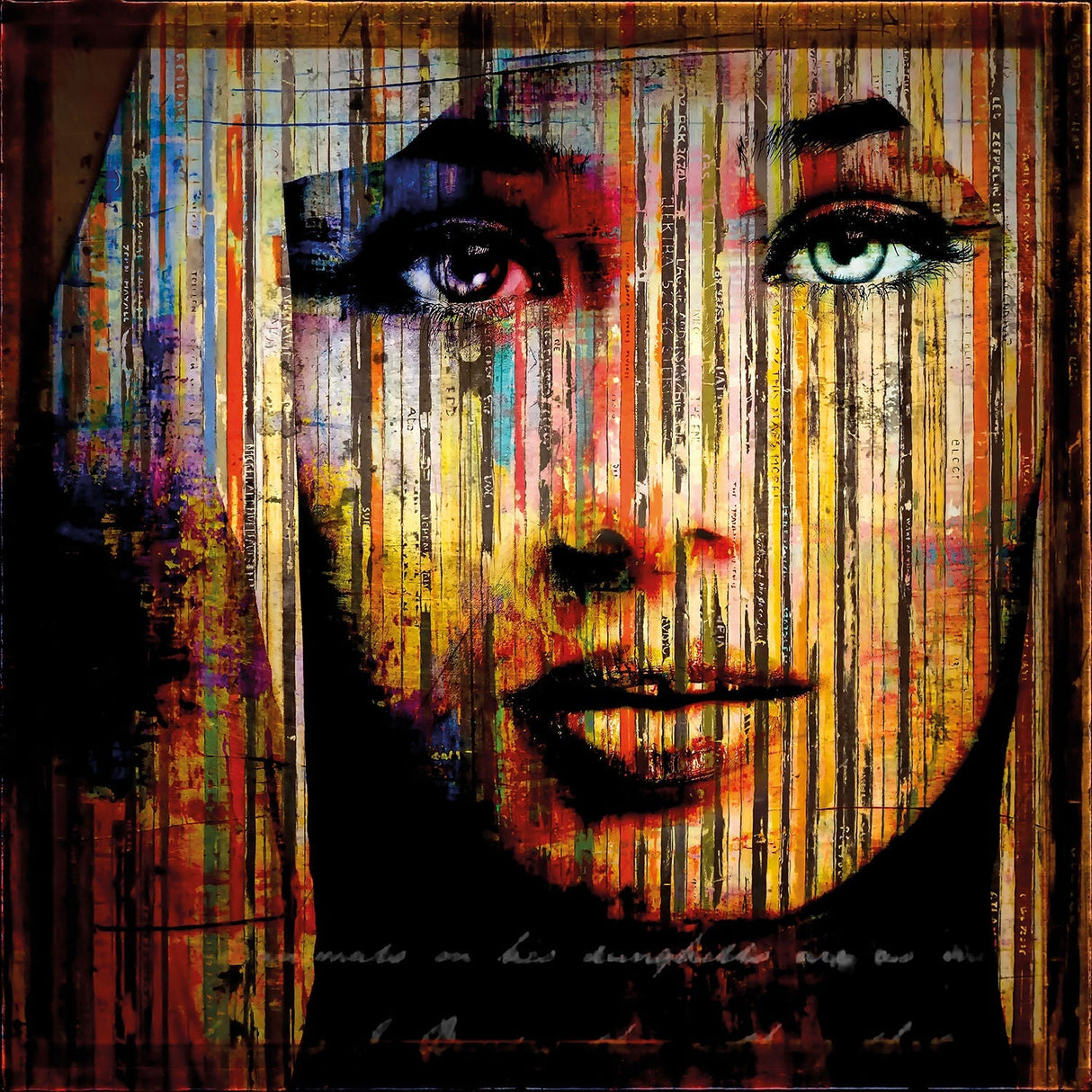 Trigger Colorful Visage Conteporary photographic art print by Cobra Art
