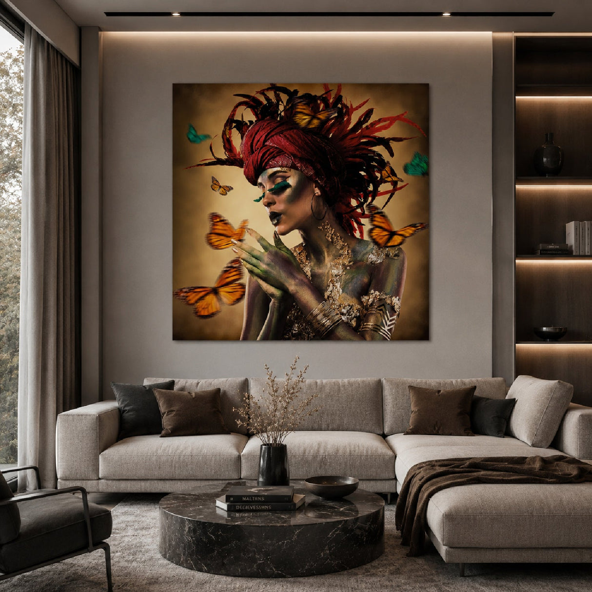 Butterfly Lady Photographic Art | Cobra Art Gypsy