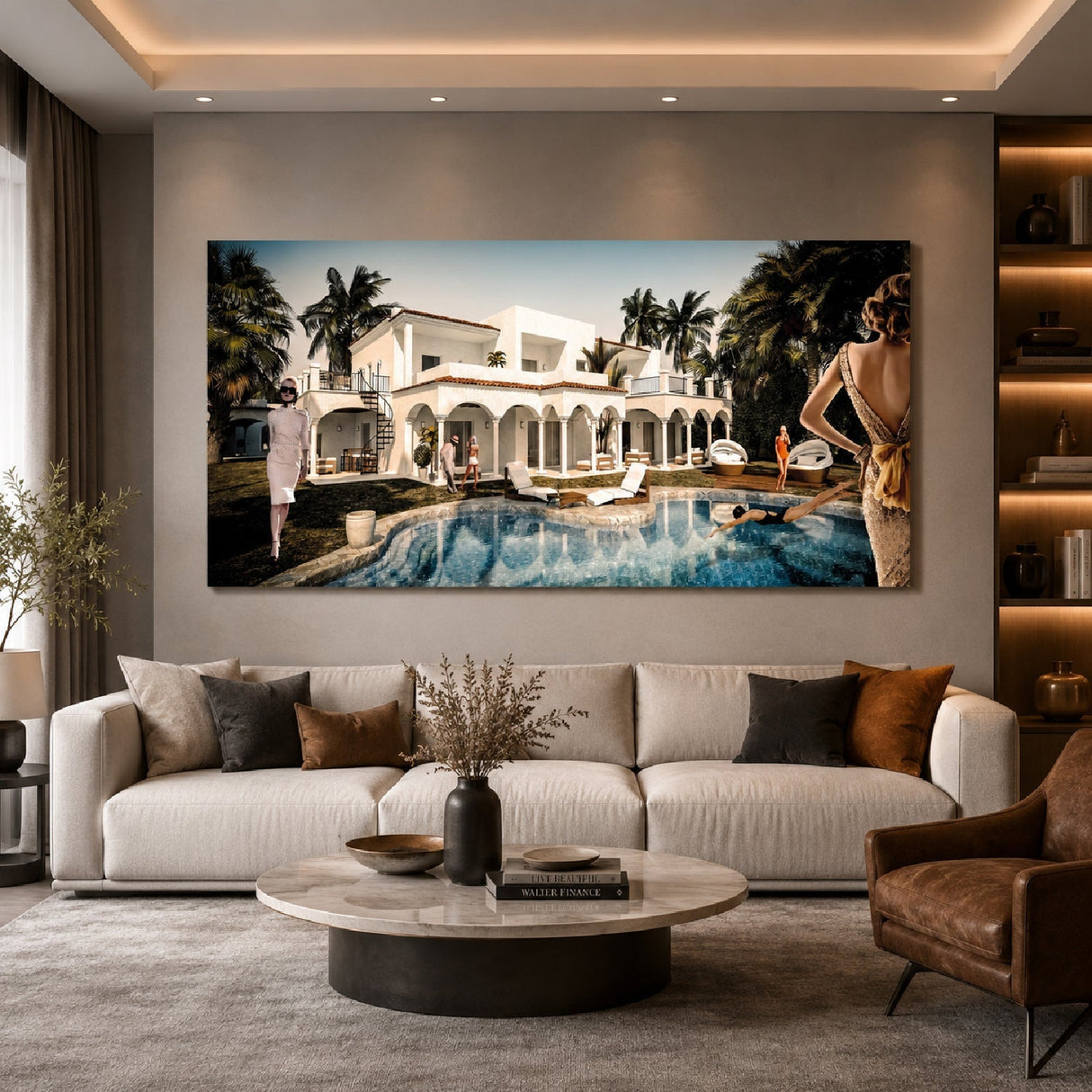 Afternoon in Palm Beach Opulent Resort photographic art print by Cobra Art, alternate view 2