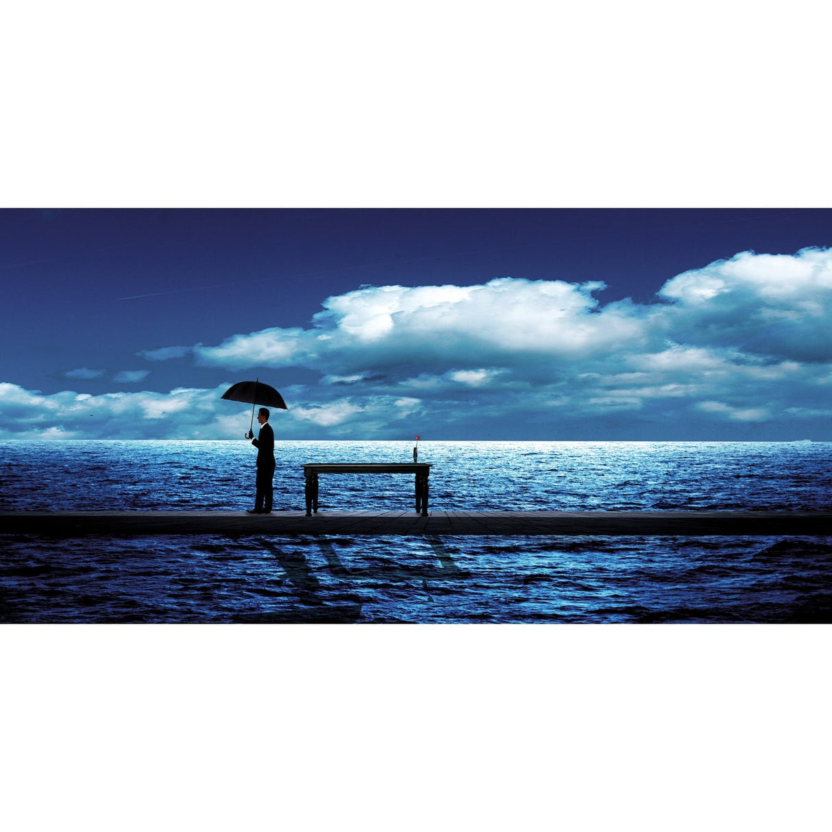 Waiting for my love Surrealistic Sea photographic art print by Cobra Art