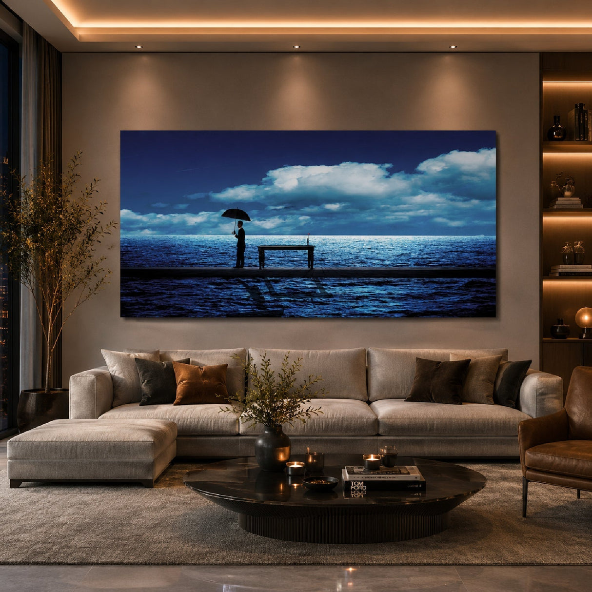 Waiting for my love Surrealistic Sea photographic art print by Cobra Art, alternate view 2