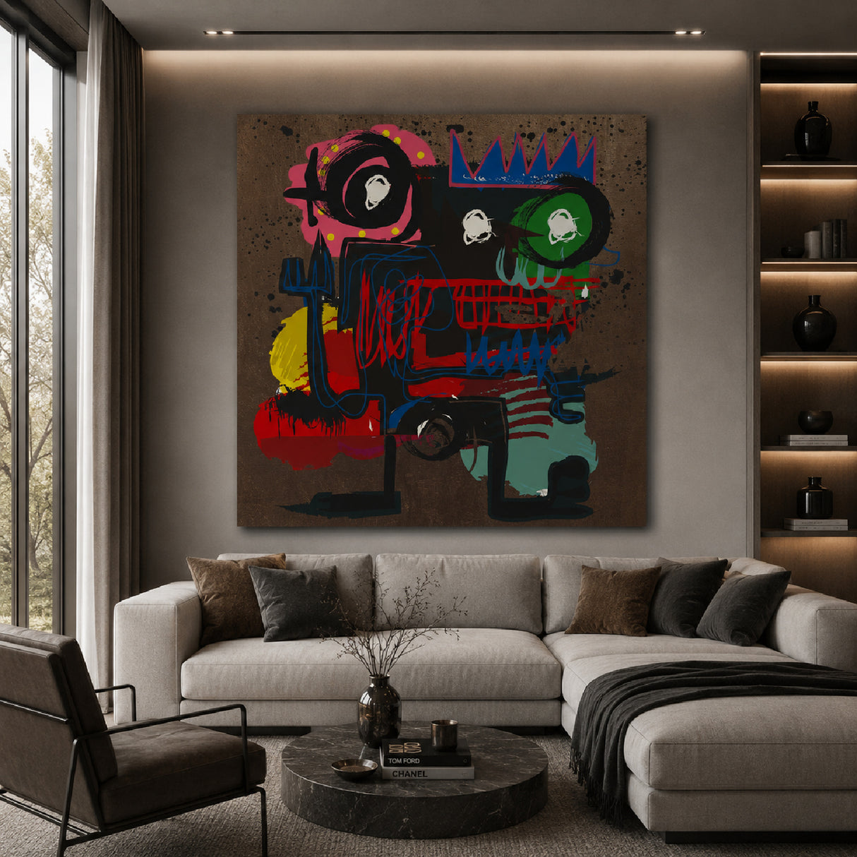 Multicolored Modern Abstract Art | Oroa.com
