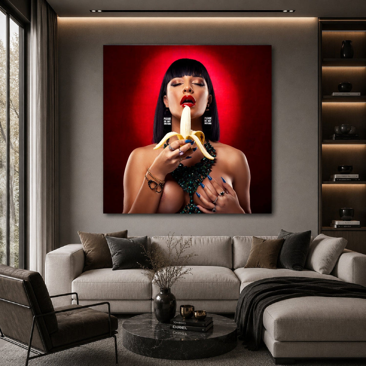 Do Not Disturb Sensual Feminine Portrait photographic art print by Cobra Art, alternate view 2