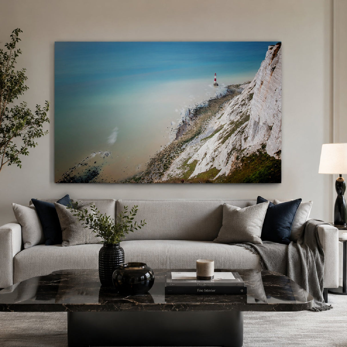 Lighthouse Exeter Mountain & Sea photographic art print by Cobra Art, alternate view 2