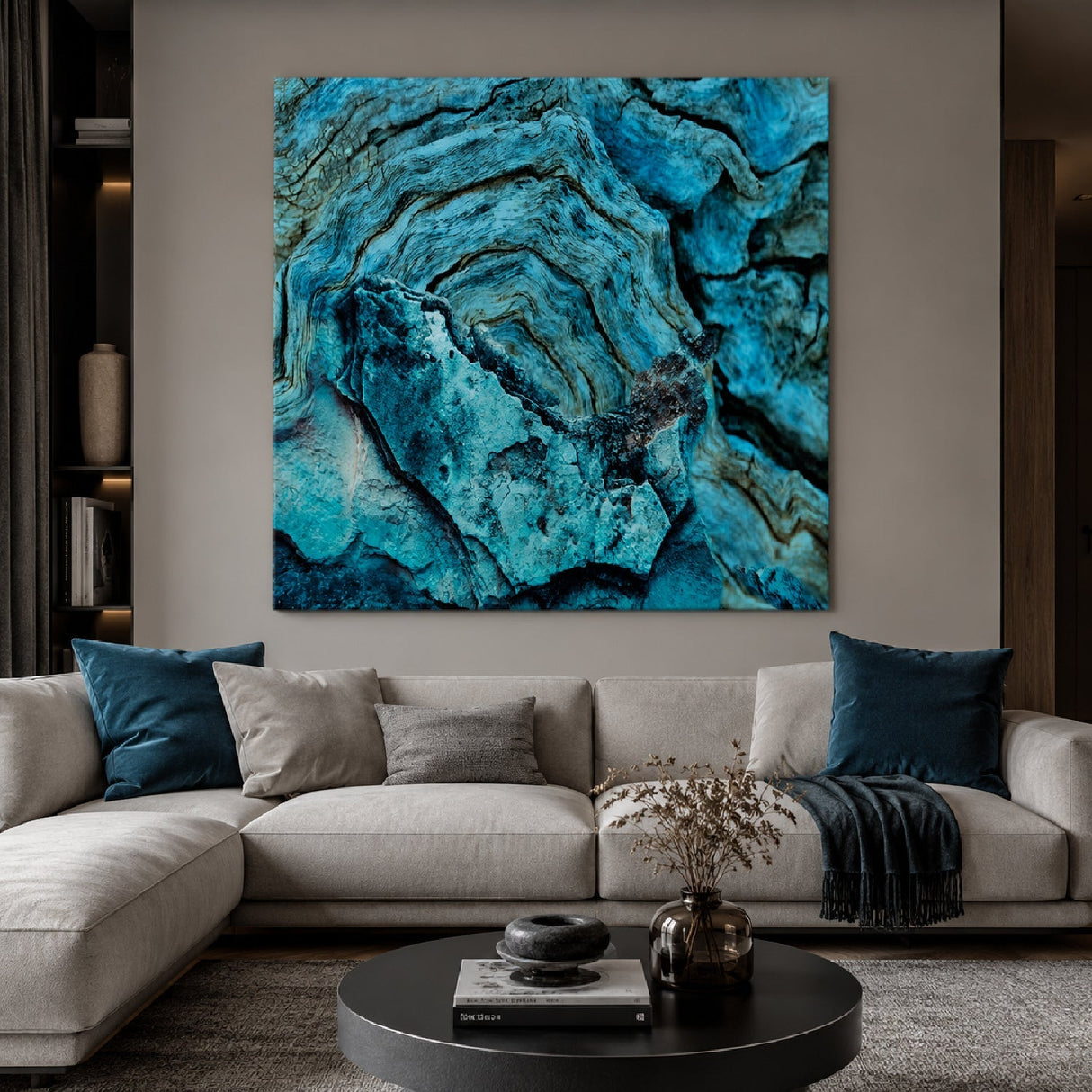 Out Of The Blue Modern Abstract photographic art print by Cobra Art, alternate view 2