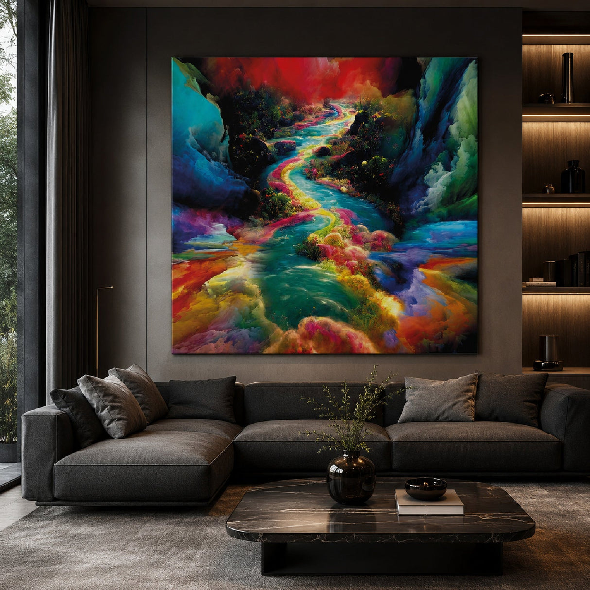 Return To Paradise Ethereal River photographic art print by Cobra Art, alternate view 2