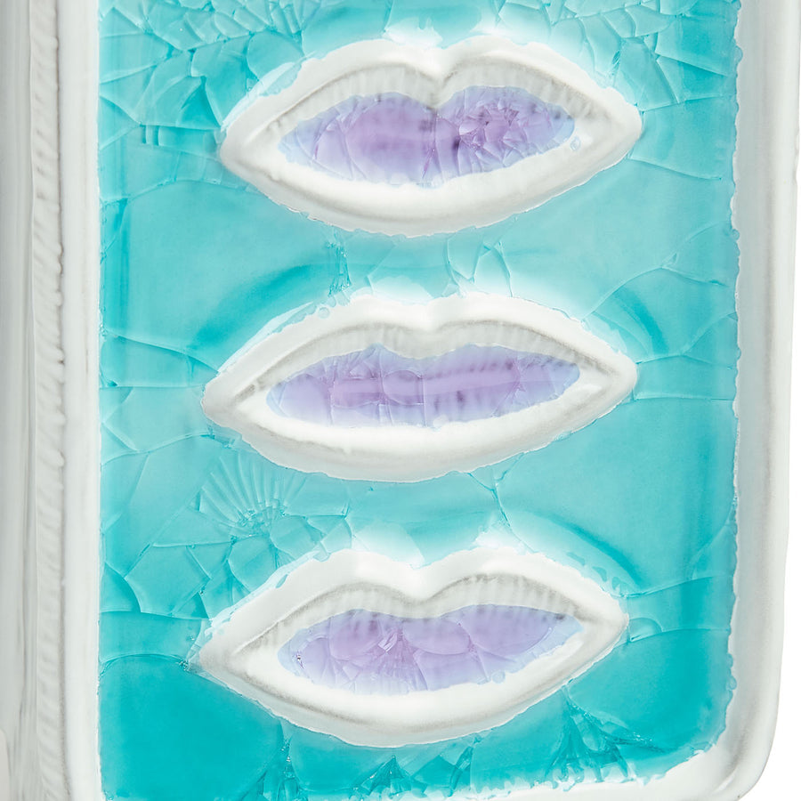 Crackled Glass Lips Vase | Jonathan Adler Menagerie | Oroa.com
