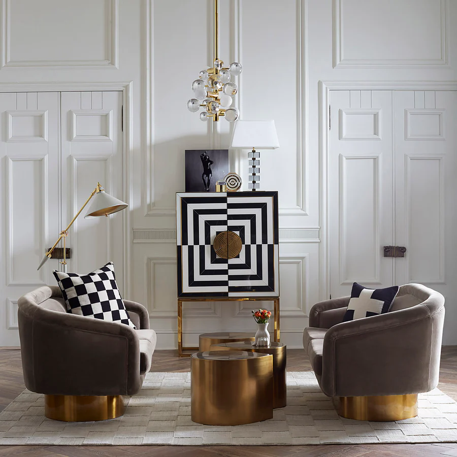Clear Orbs Five-Light Chandelier | Jonathan Adler Globo | Oroa.com
