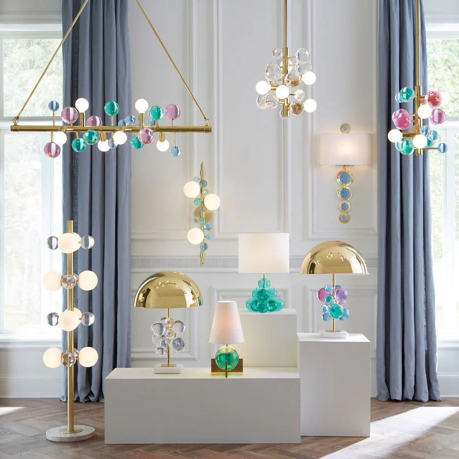 Clear Orbs Five-Light Chandelier | Jonathan Adler Globo | Oroa.com