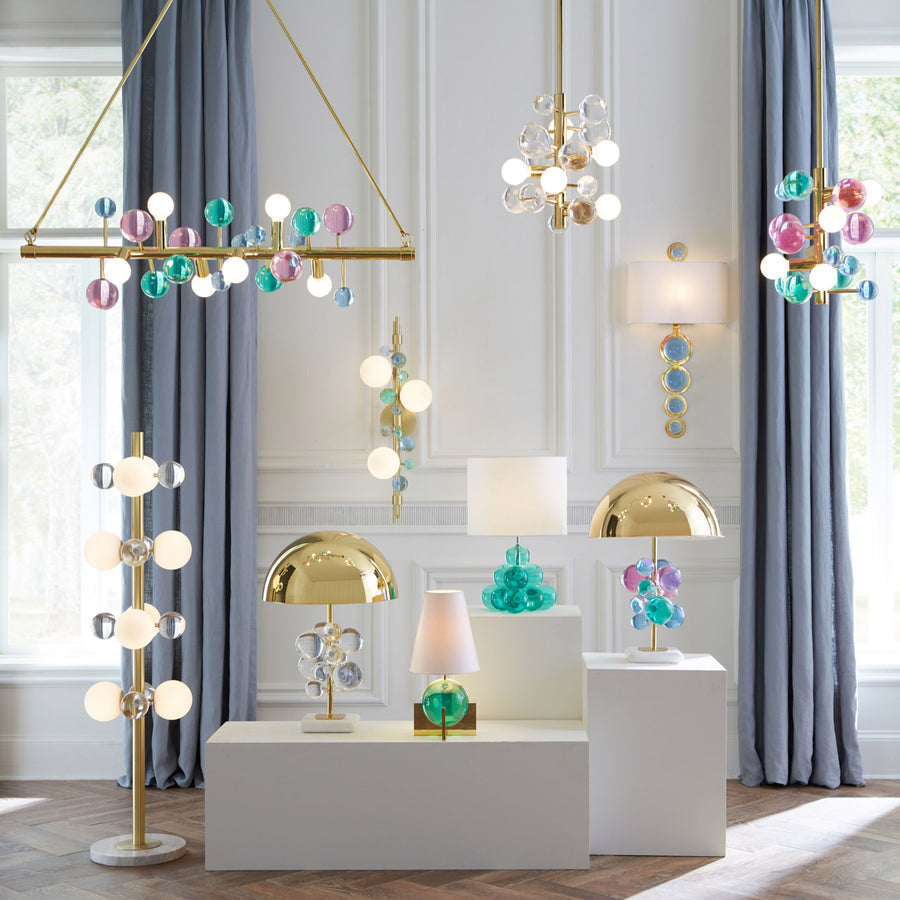Blue Spheres Wall Light | Jonathan Adler Globo Oroa.com