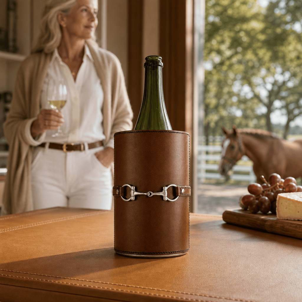 Equestrian Leather Wine Cooler - OROA