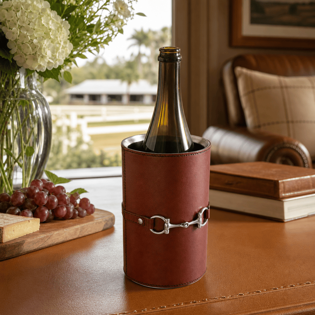 Equestrian Leather Wine Cooler - OROA