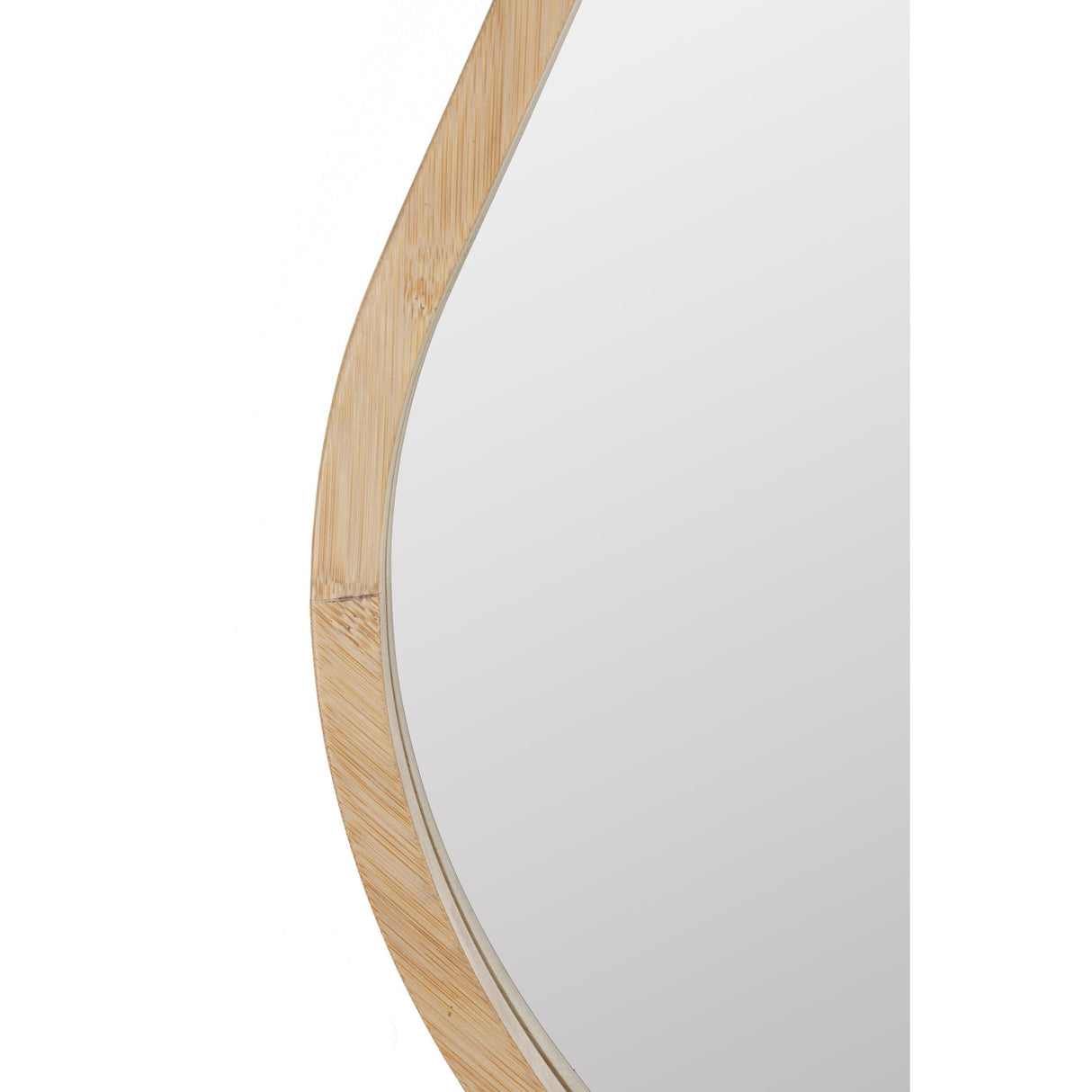 Modern European furniture - Bamboo Wood Framed Mirror - www.oroa.com | Oroa.com