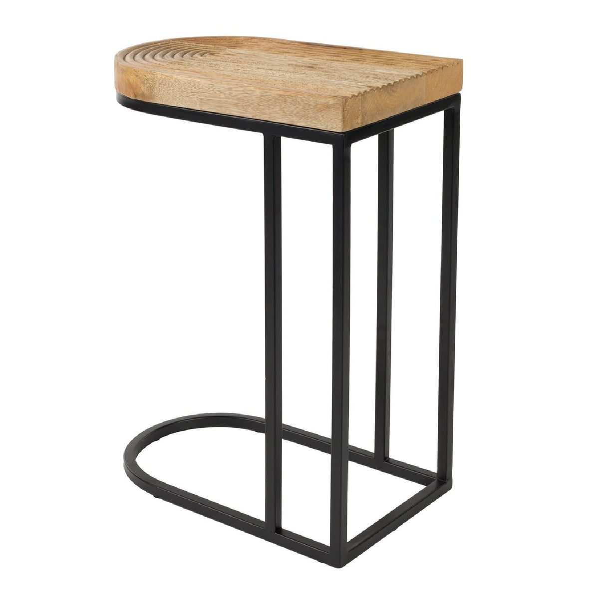 Modern European furniture - Natural Mango Wood Side Table - www.oroa.com | Oroa.com