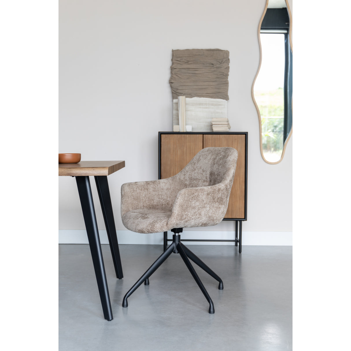 Upholstered Quadrupod Accent Armchairs (2) | Oroa.com