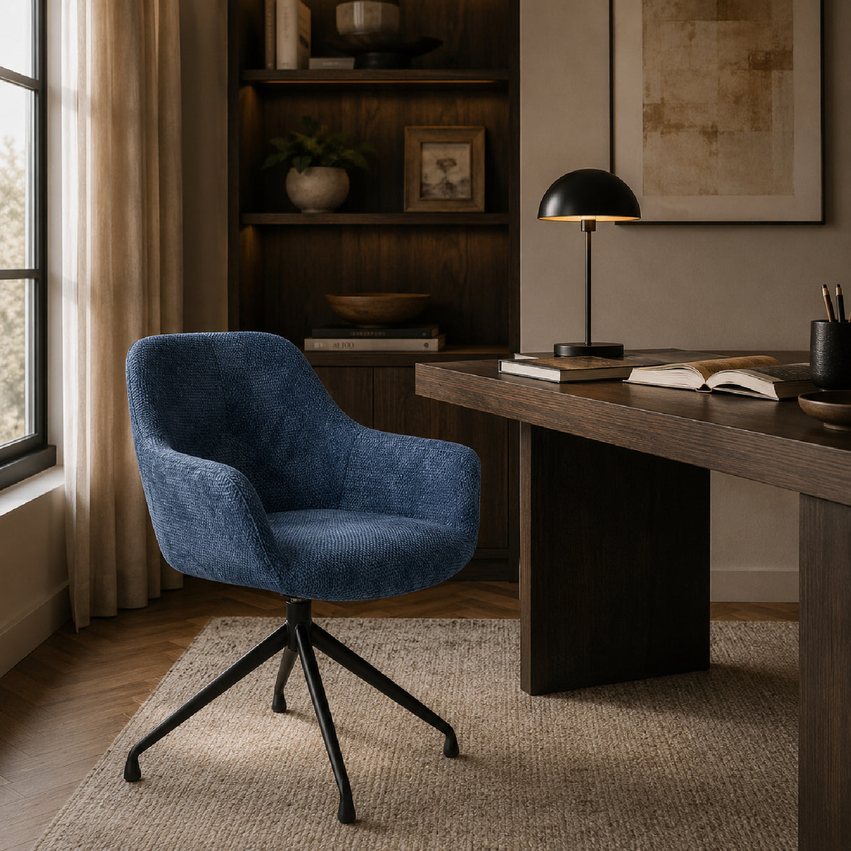 Upholstered Quadrupod Accent Armchairs (2) | Oroa.com