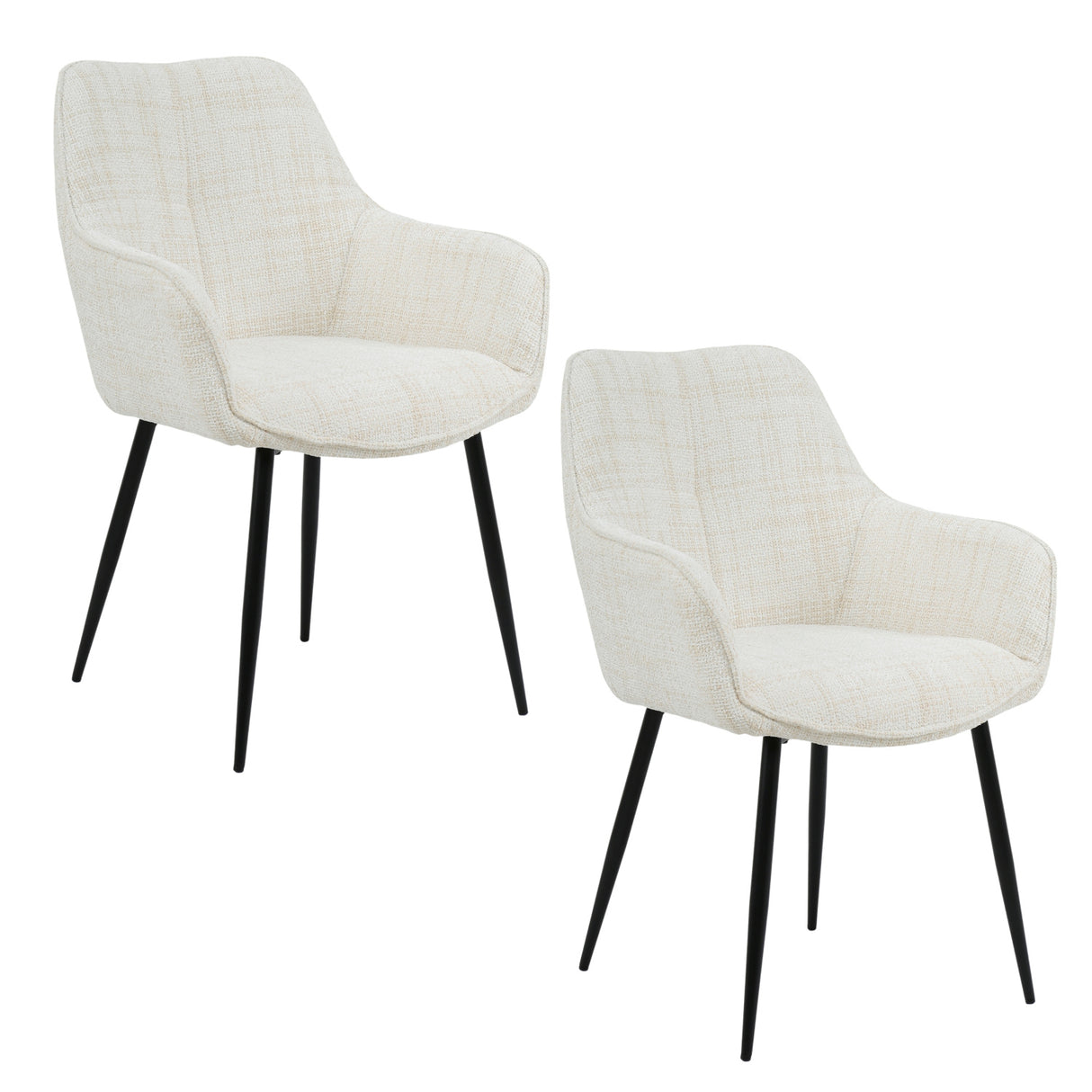 Fabric Accent Armchairs (2) | Oroa.com