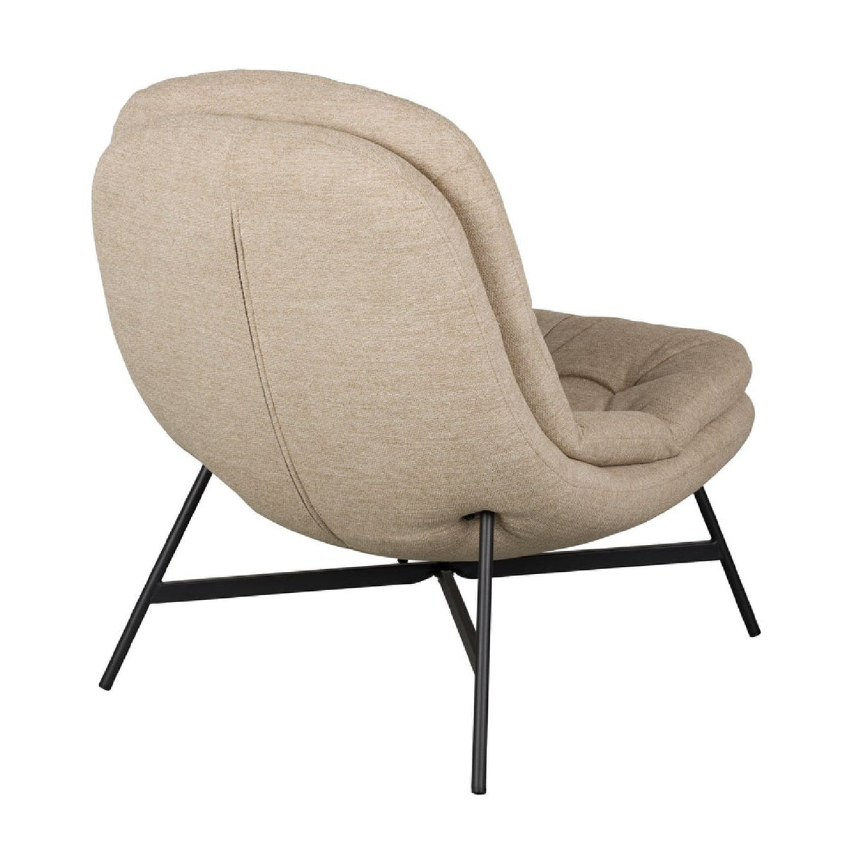Modern European furniture - Beige Tufted Lounge Chair - www.oroa.com | Oroa.com