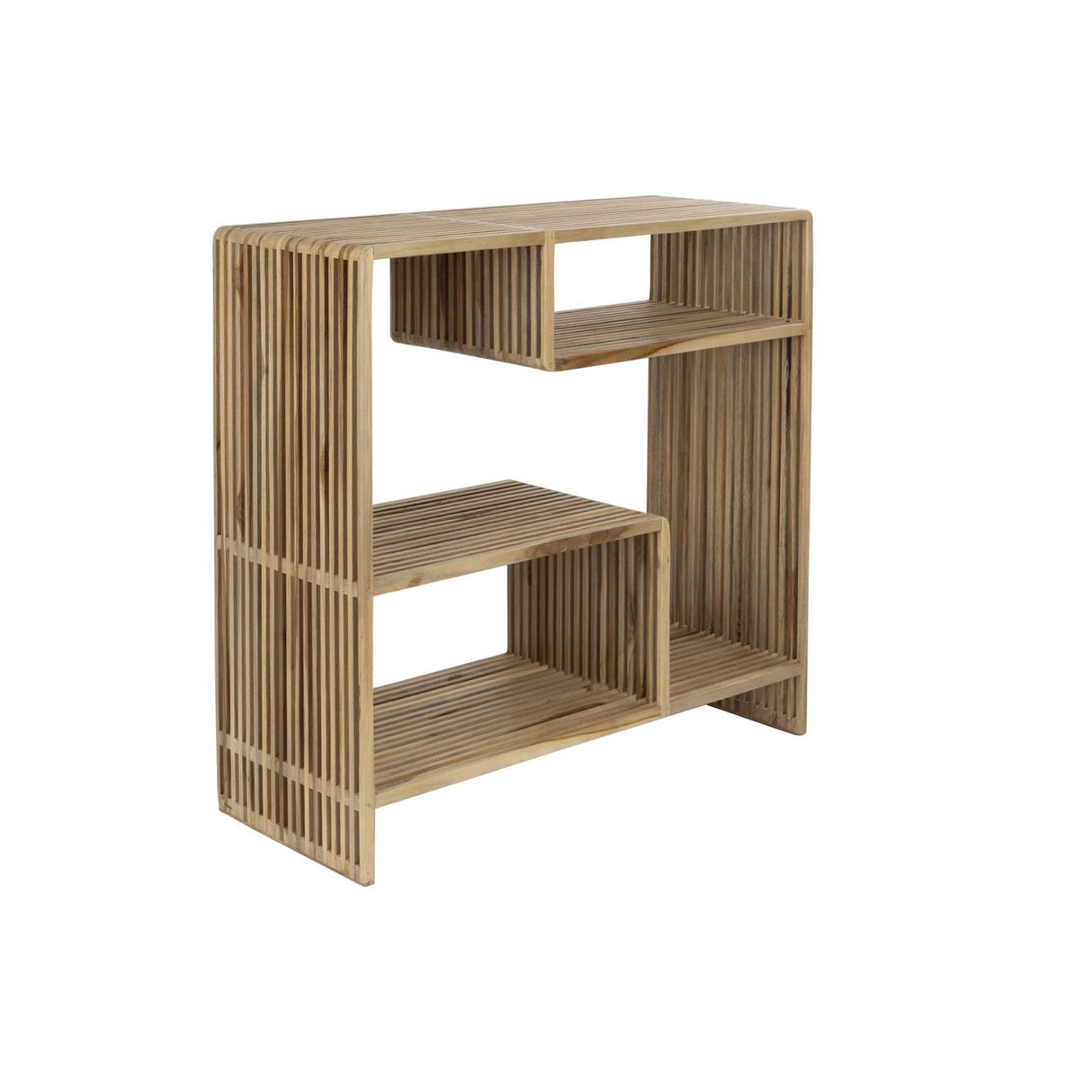 Modern furniture - Slatted Teak Console Table - www.oroa.com | Oroa.com