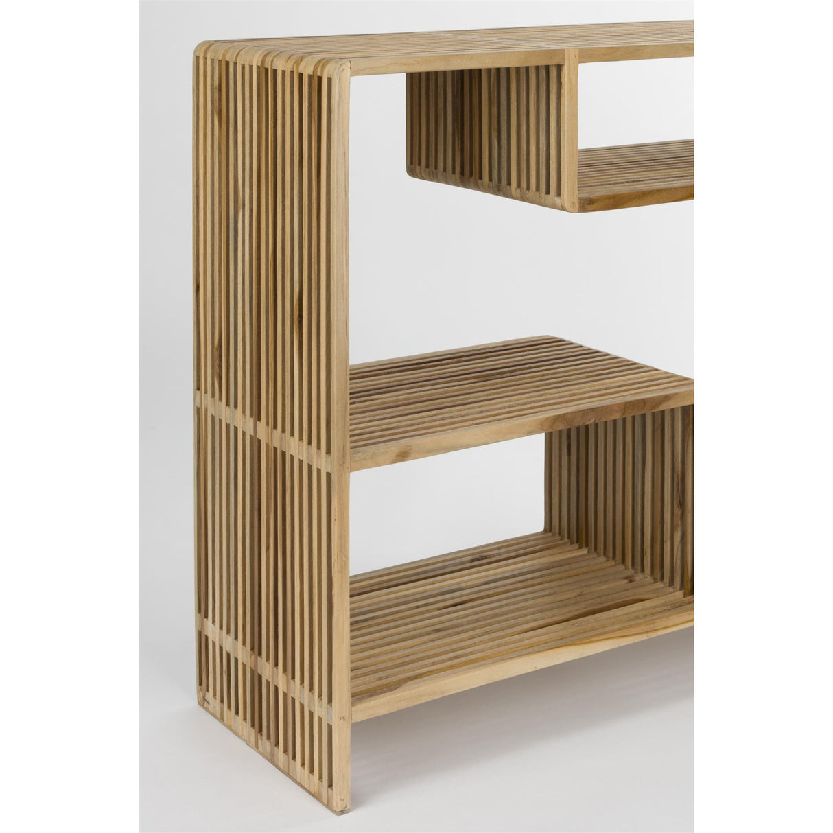Modern furniture - Slatted Teak Console Table - www.oroa.com | Oroa.com