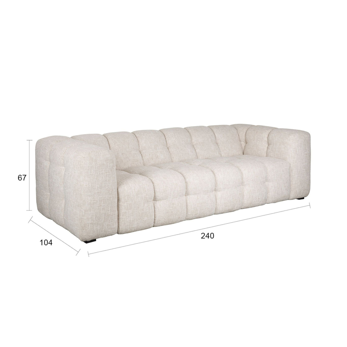 Modern European furniture - Gray Tufted Sofabed - www.oroa.com | Oroa.com