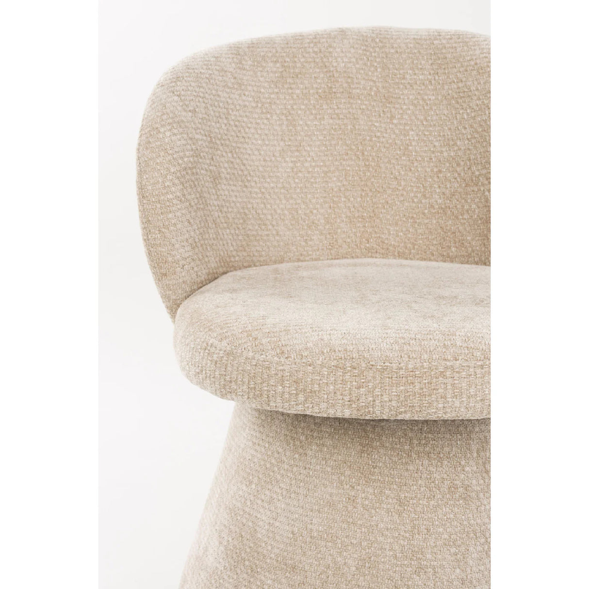 Modern European furniture - Round Base Curved Dining Chair - www.oroa.com | Oroa.com