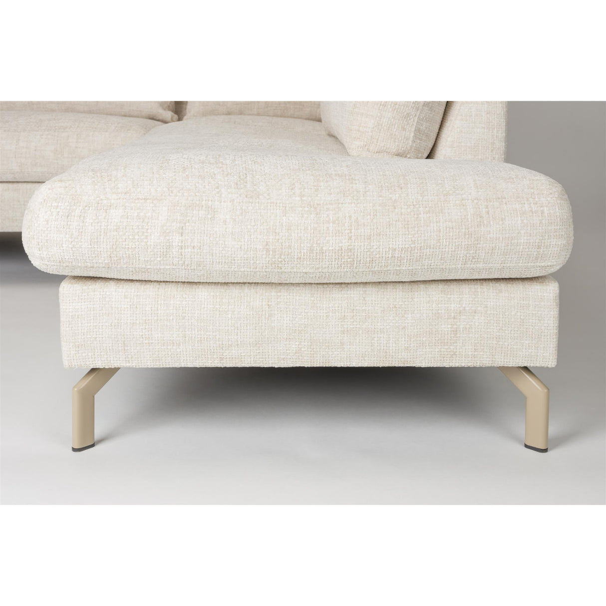 Modern furniture - Beige Fabric Corner Sofa - www.oroa.com | Oroa.com