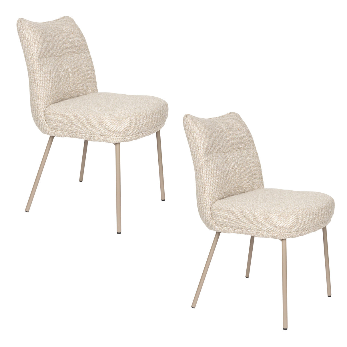 Upholstered High-Back Dining Chairs (2) | Oroa.com