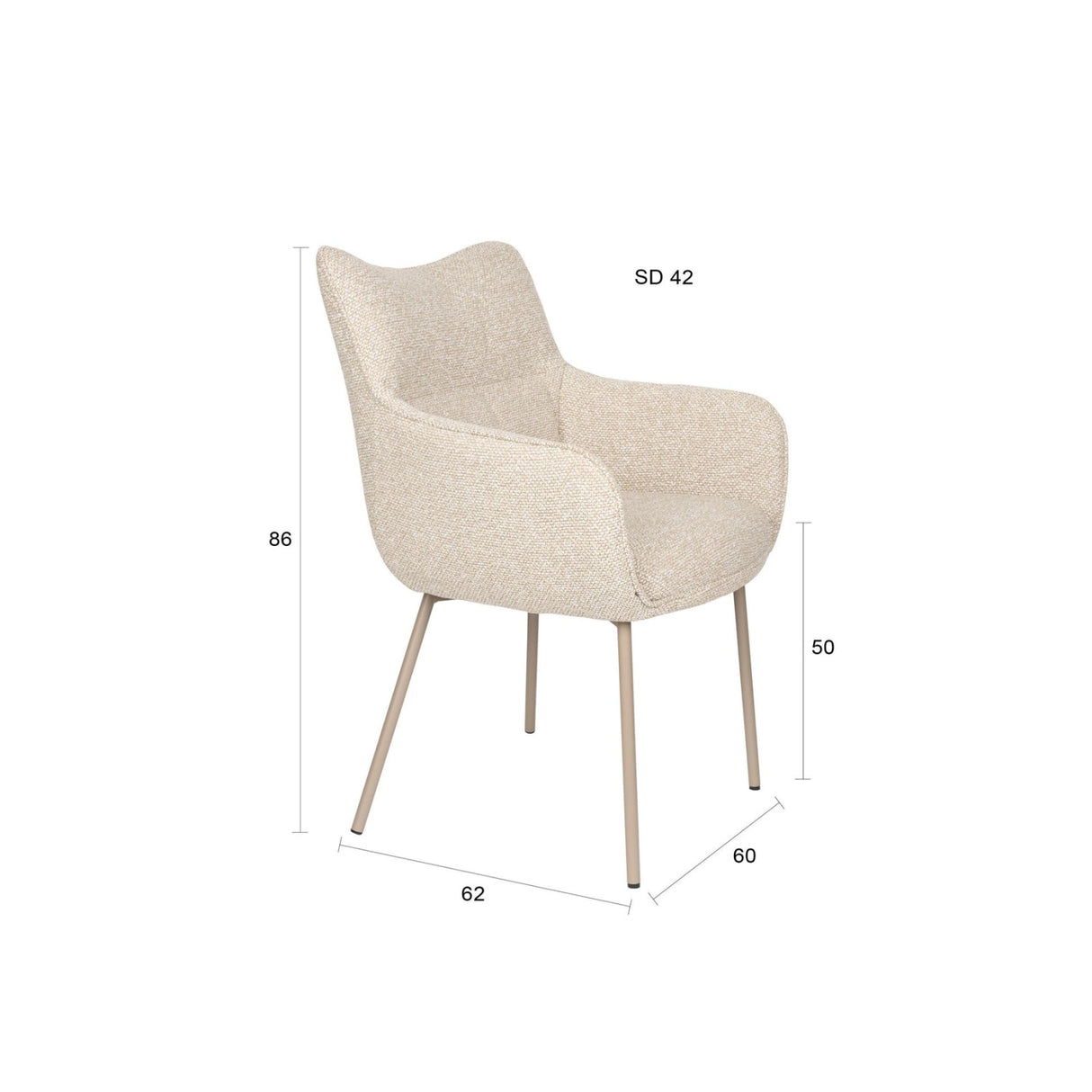 Modern European furniture - Fabric High-Back Lounge Chair - www.oroa.com | Oroa.com