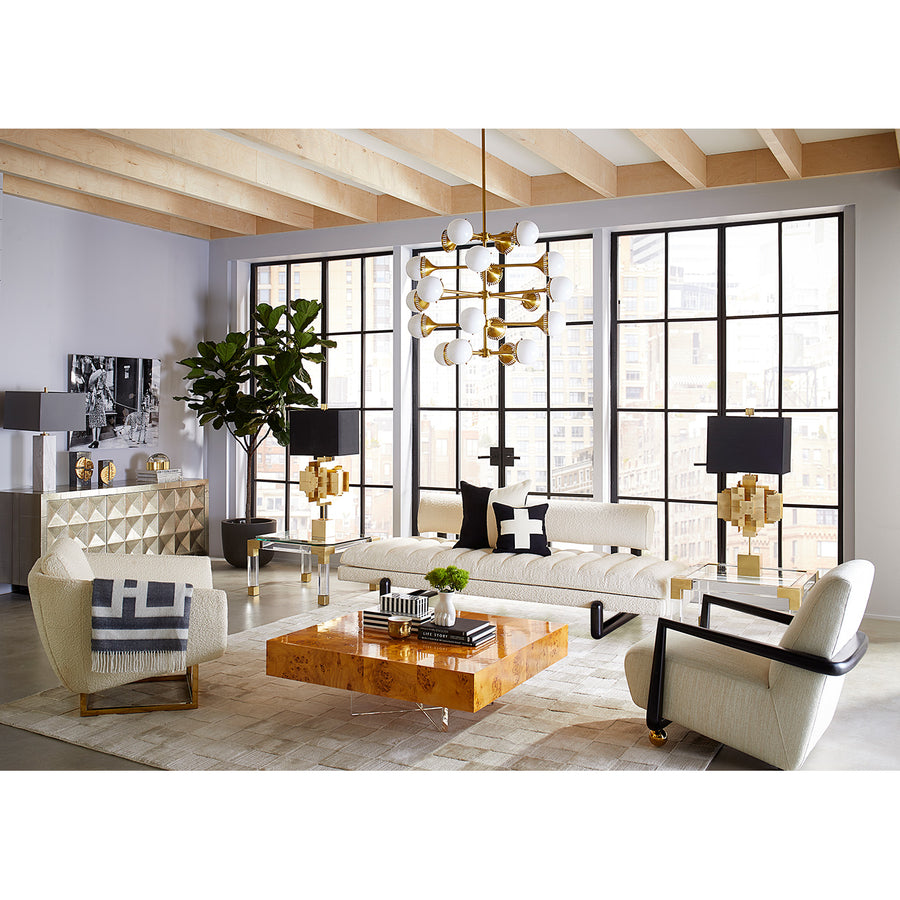 Golden Orb Leg Club Chair | Jonathan Adler St. Germain | Oroa.com