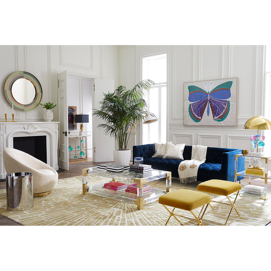 Two-Tier Glass Cocktail Table | Jonathan Adler Jacques | Oroa.com