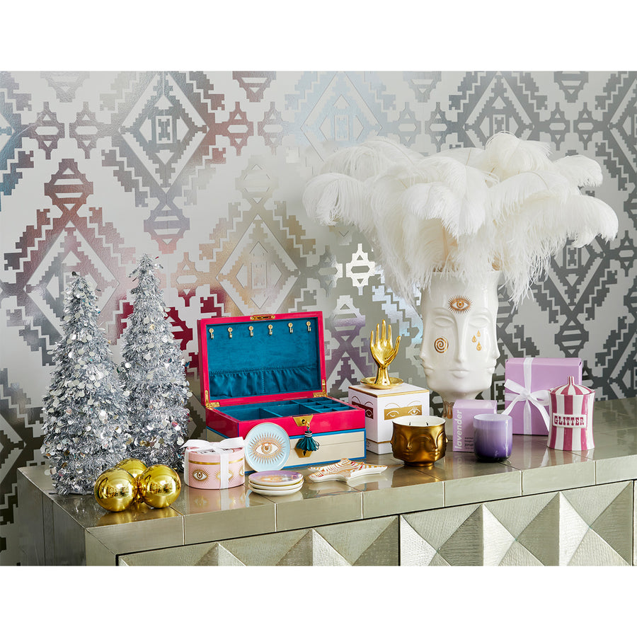 Gilded Porcelain Face Urn | Jonathan Adler Dora Maar | Oroa.com